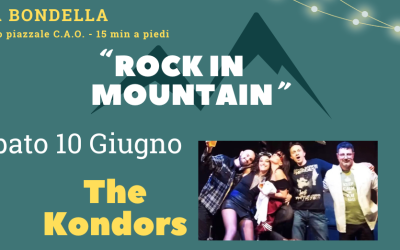 THE KONDORS – Sabato 10 Giugno – Rock in Mountain