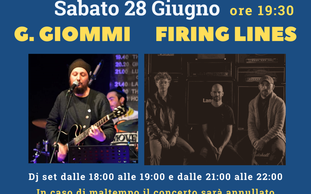 “ROCK IN MOUNTAIN 2025” Sabato 28 Giugno – G. Giommi / Firing Lines