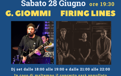 “ROCK IN MOUNTAIN 2025” Sabato 28 Giugno – G. Giommi / Firing Lines
