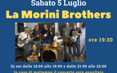 “ROCK IN MOUNTAIN 2025” Sabato 5 Luglio – La Morini Brothers